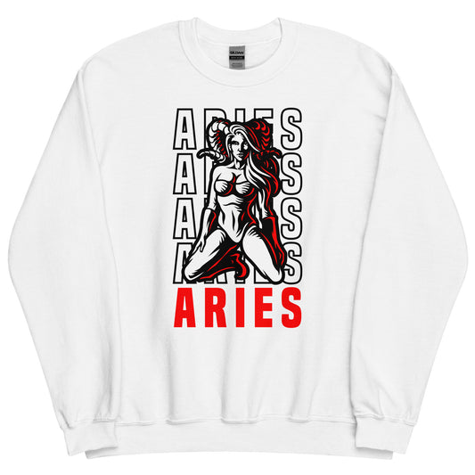 Sudadera unisex con signo del zodiaco Aries