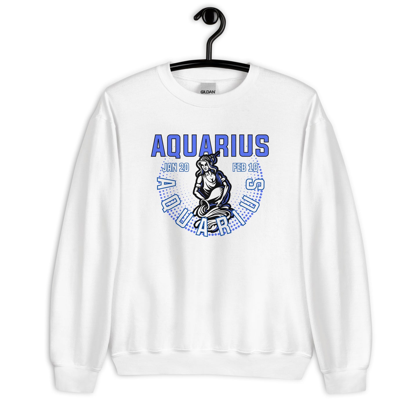 Aquarius Zodiac Sign Unisex Sweatshirt