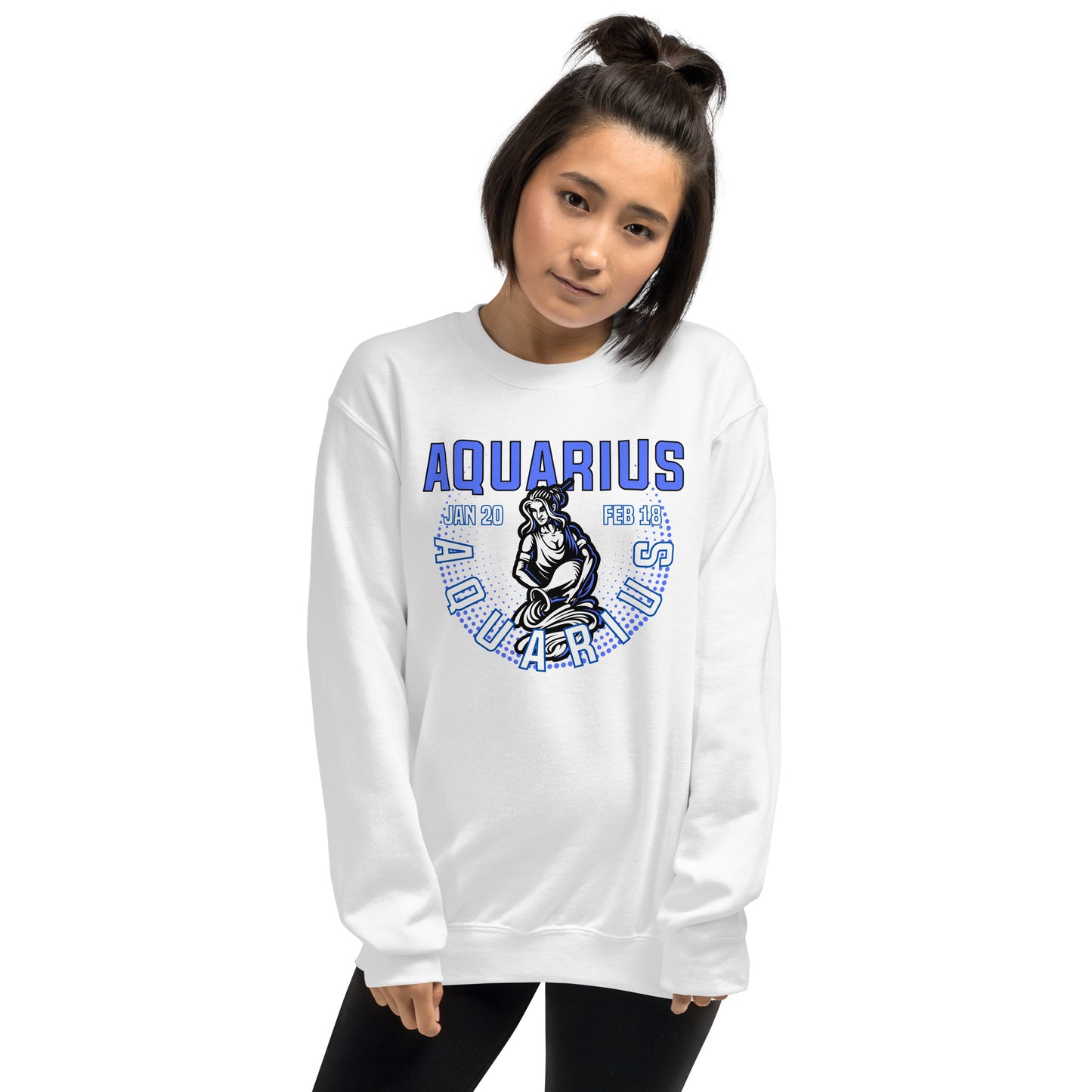 Aquarius Zodiac Sign Unisex Sweatshirt