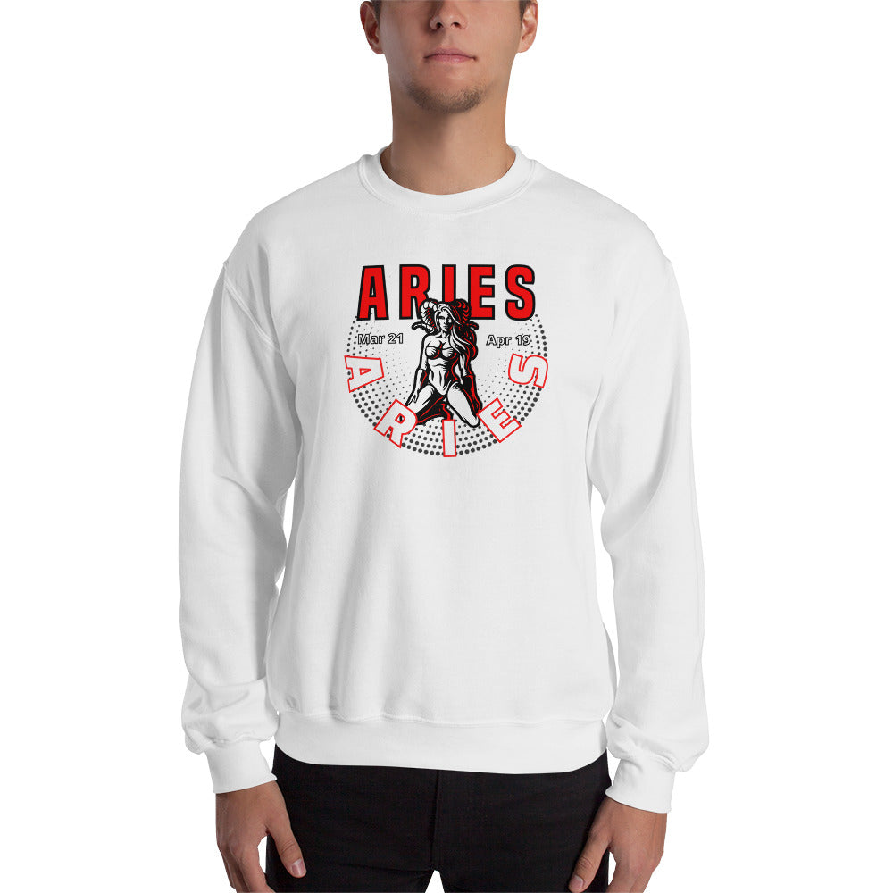 Aries Zodiac Sign Unisex Sweatshirt