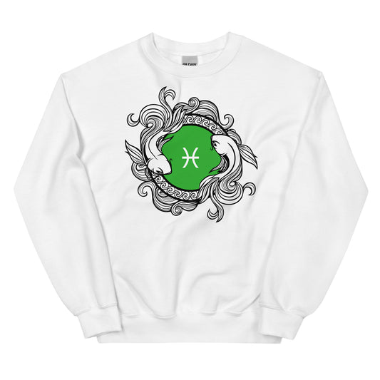 Fische Sternzeichen Unisex Sweatshirt