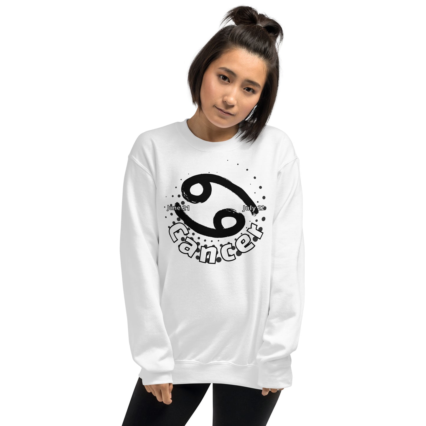 Sudadera unisex con signo del zodíaco del cáncer