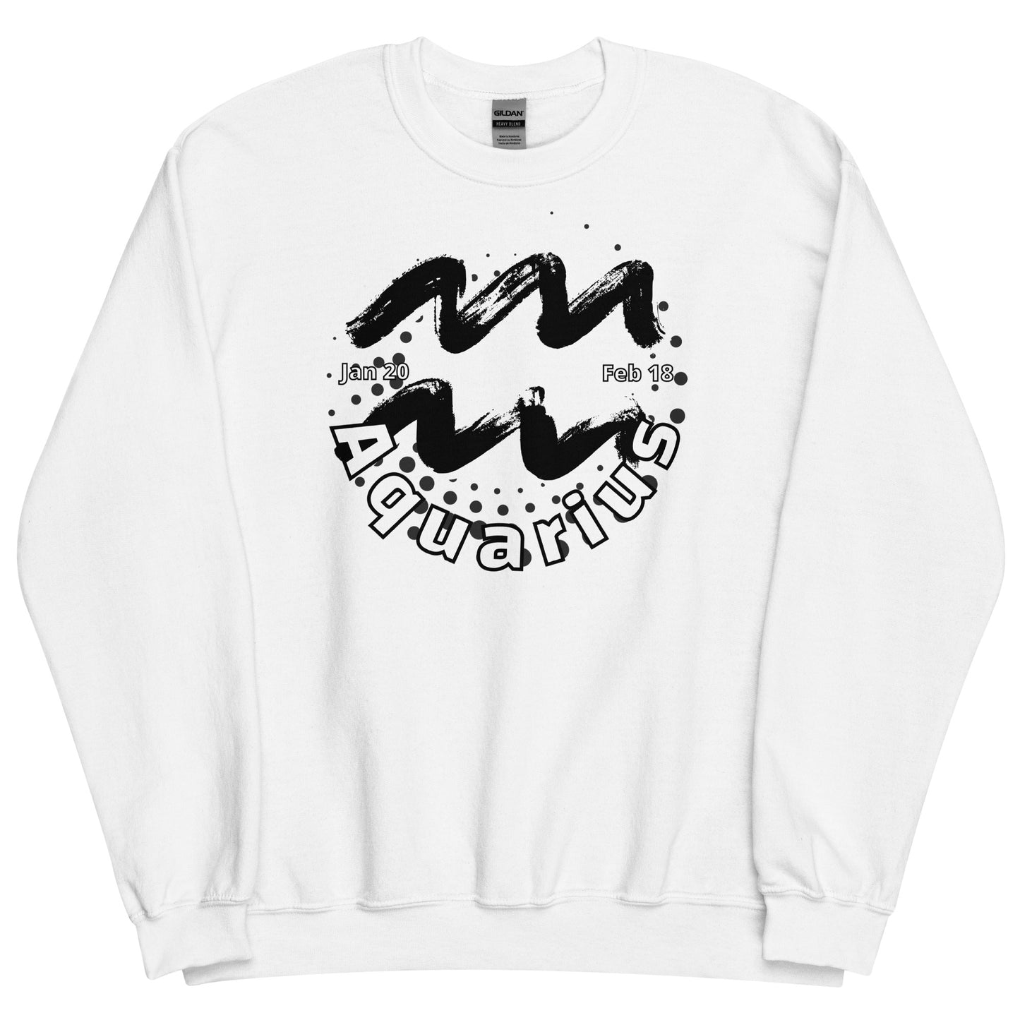 Aquarius Zodiac Sign Unisex Sweatshirt