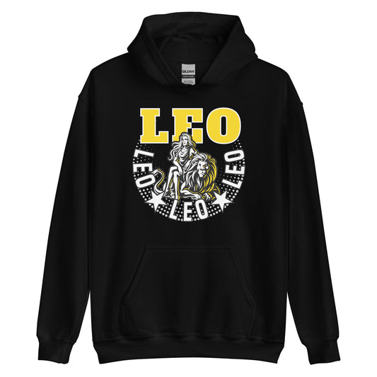 Sudadera con capucha unisex Leo Zodiac Sign