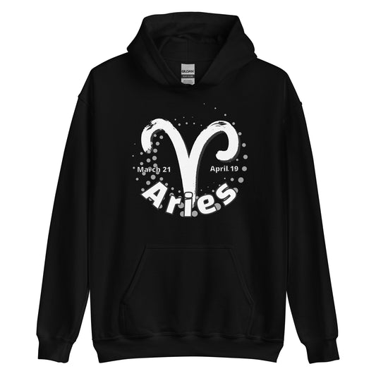 Sudadera con capucha unisex Signo del Zodíaco Aries