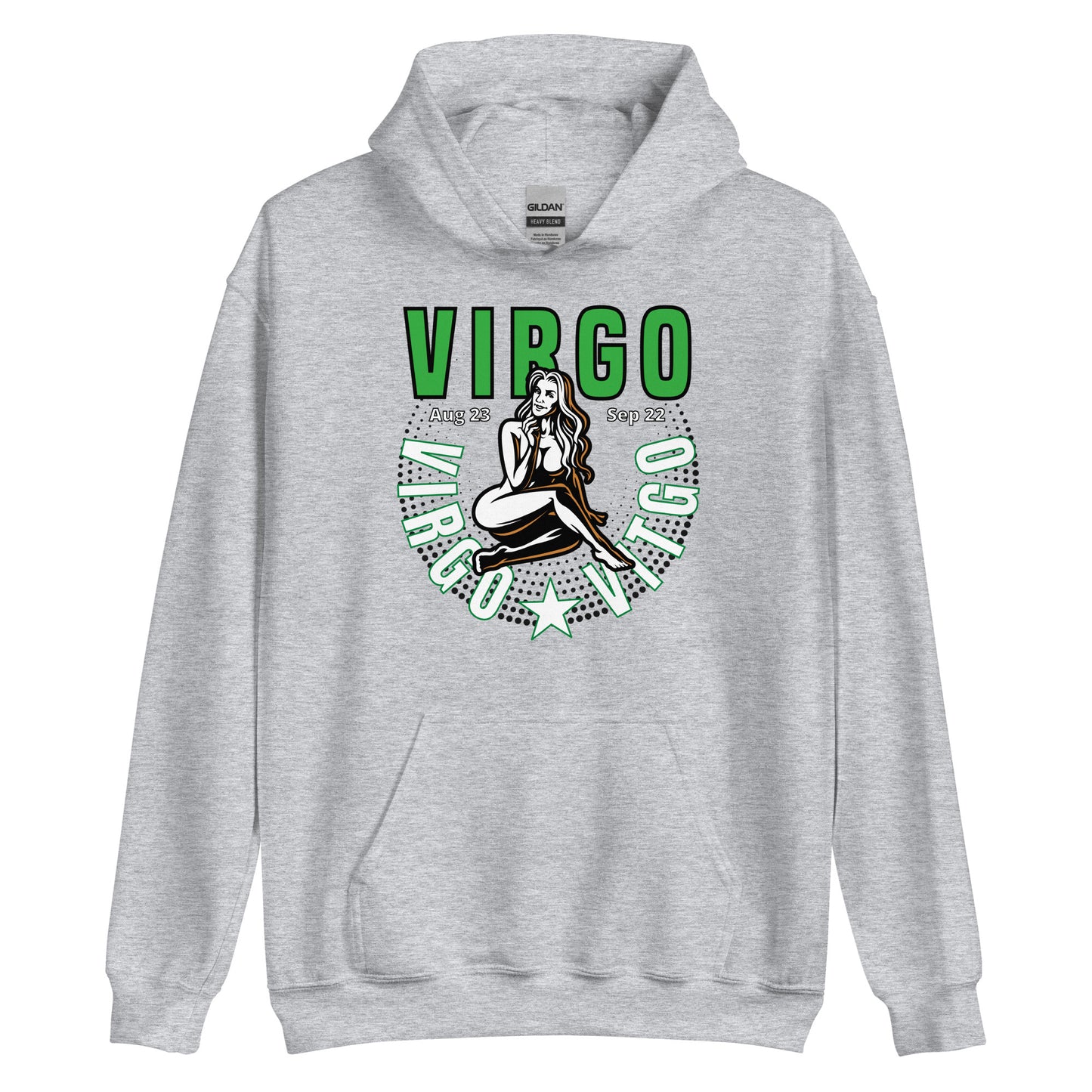 Sudadera con capucha unisex Virgo Zodiac Sign