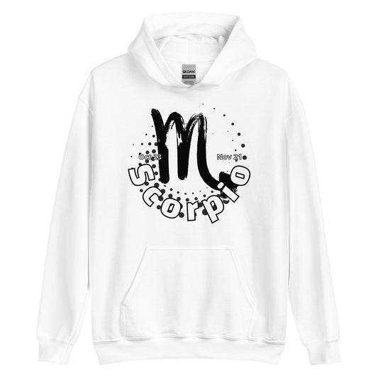 Sudadera con capucha unisex Signo del Zodíaco Escorpio